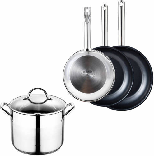 Pannenset Bergner Cookware Gourmet (4 pcs)