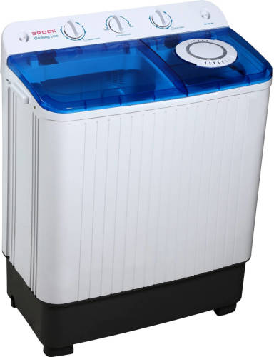 Brock XXL camping wasmachine met dubbele trommel 7,8Kg was en 6,0Kg centrifuge capaciteit