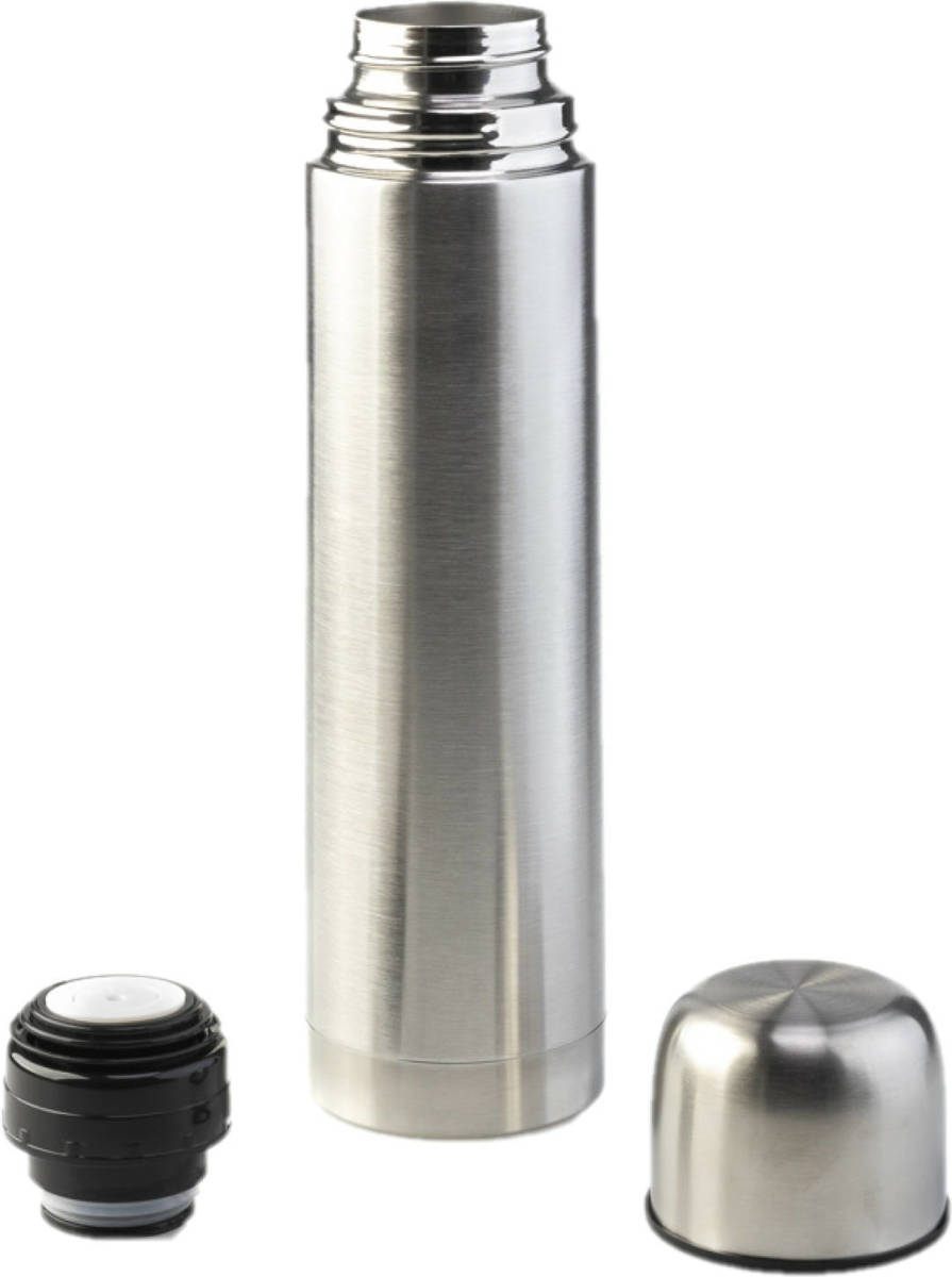 Lowenthal RVS thermosfles/isoleerfles mat zilver 750 ml - Thermosflessen