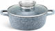 EDENBERG Stonetec Line - Kookpan/Braadpan met Deksel - 4,5 liter - 24 cm - Aluminium