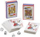 Grafix - 4x Pakjes speelkaarten inclusief 8 dobbelstenen - Kaartspel