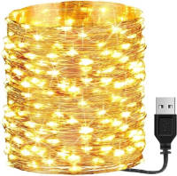 Homezie Fairy Lights - 20 meter - 200 Leds - USB - Voor binnen & buiten - Lampjes Slinger - Lichtsnoer Binnen & buiten