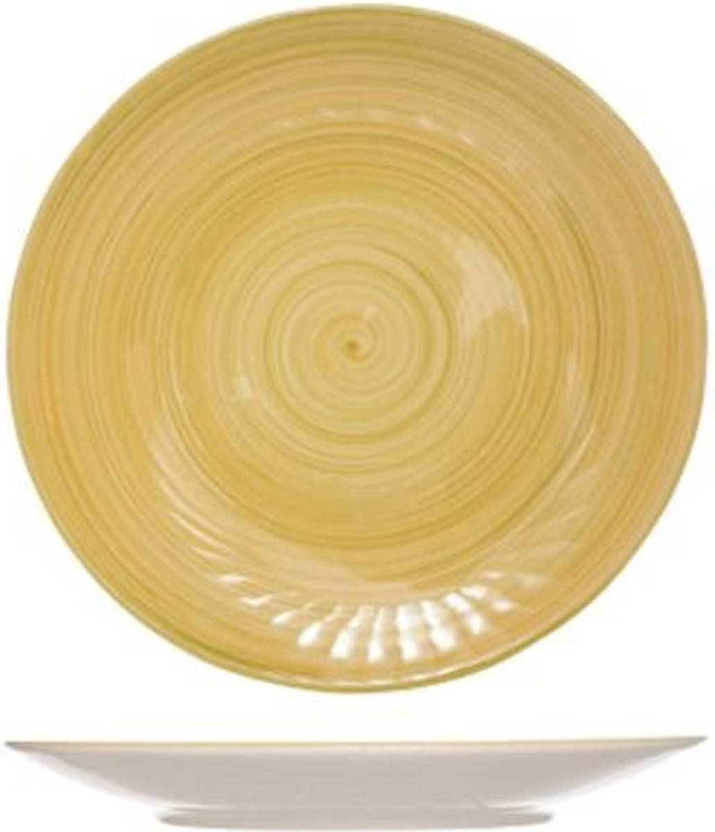 Cosy & Trendy Dinerbord Turbolino Geel ø 27 cm
