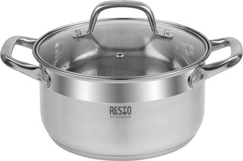 Resto Kitchenware - Libra - Braadpan - Kookpan - RVS 3,6 liter