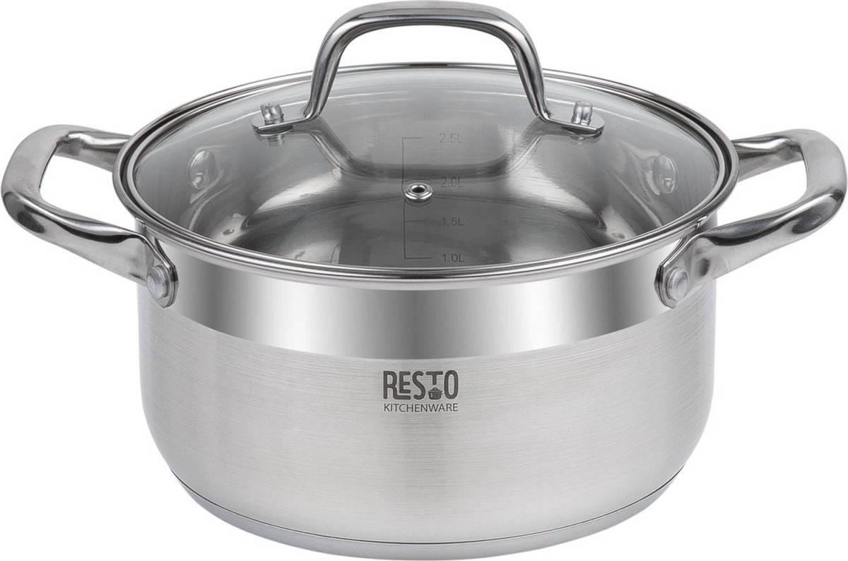 Resto Kitchenware - Libra - Braadpan - Kookpan - RVS 3,6 liter