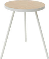 Yamazaki Round side table - Tower - White
