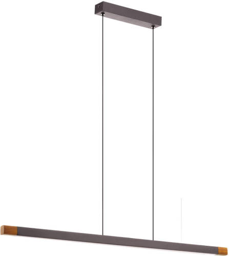 Eglo Lisciana Hanglamp - LED - 87,5 cm - Grijs/Bruin/Wit - Dimbaar