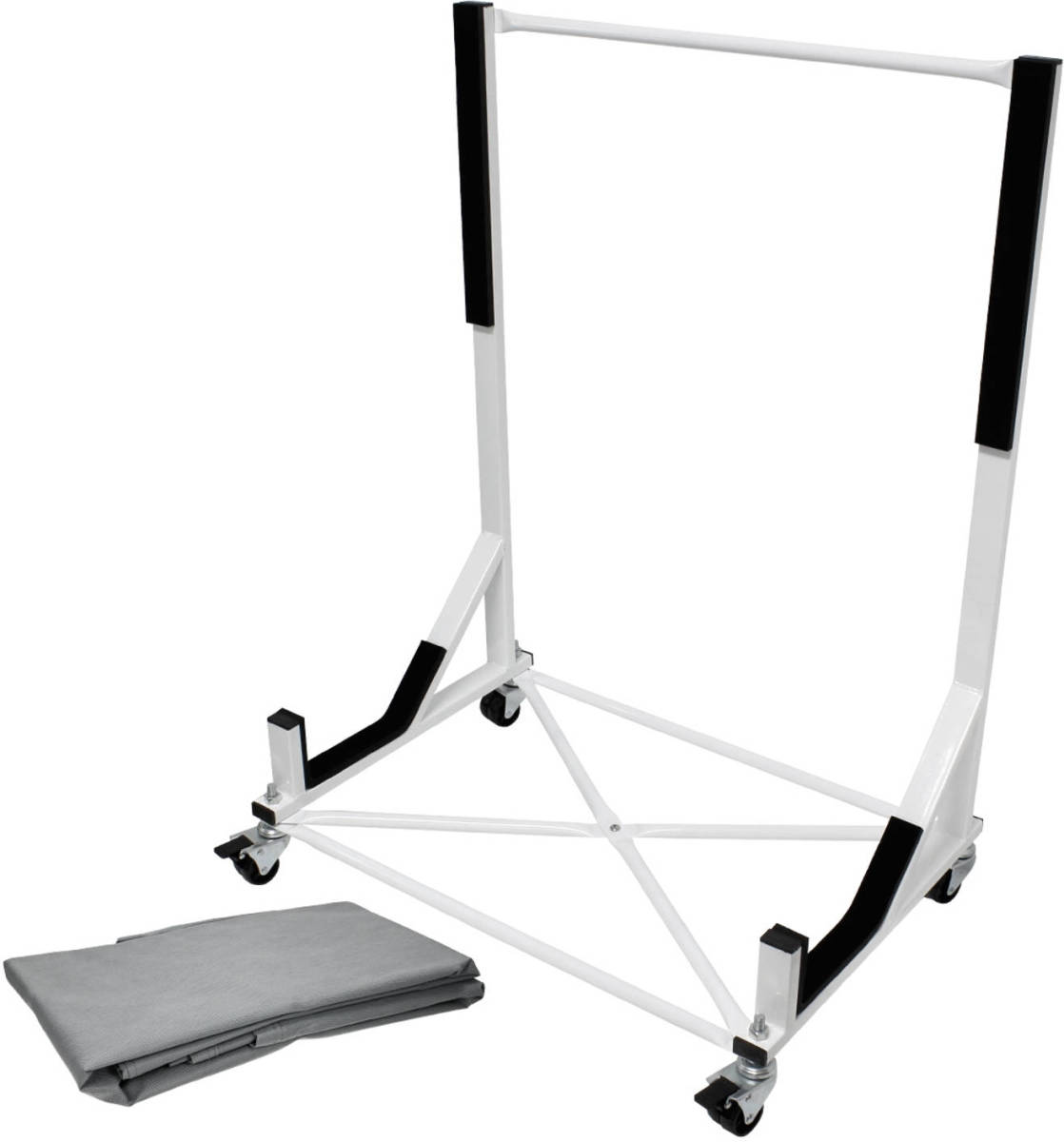 ECD Germany Hardtopstandaard wit inclusief deksel XXL