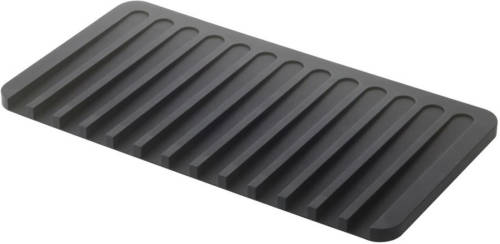 Yamazaki Silicone drainer tray - Flow - black