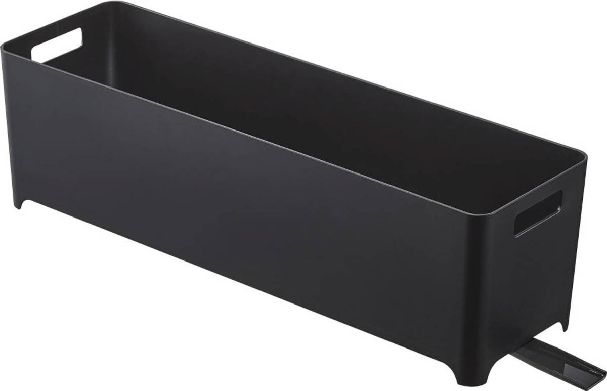 Yamazaki Slim dish drainer basket - Tower - black