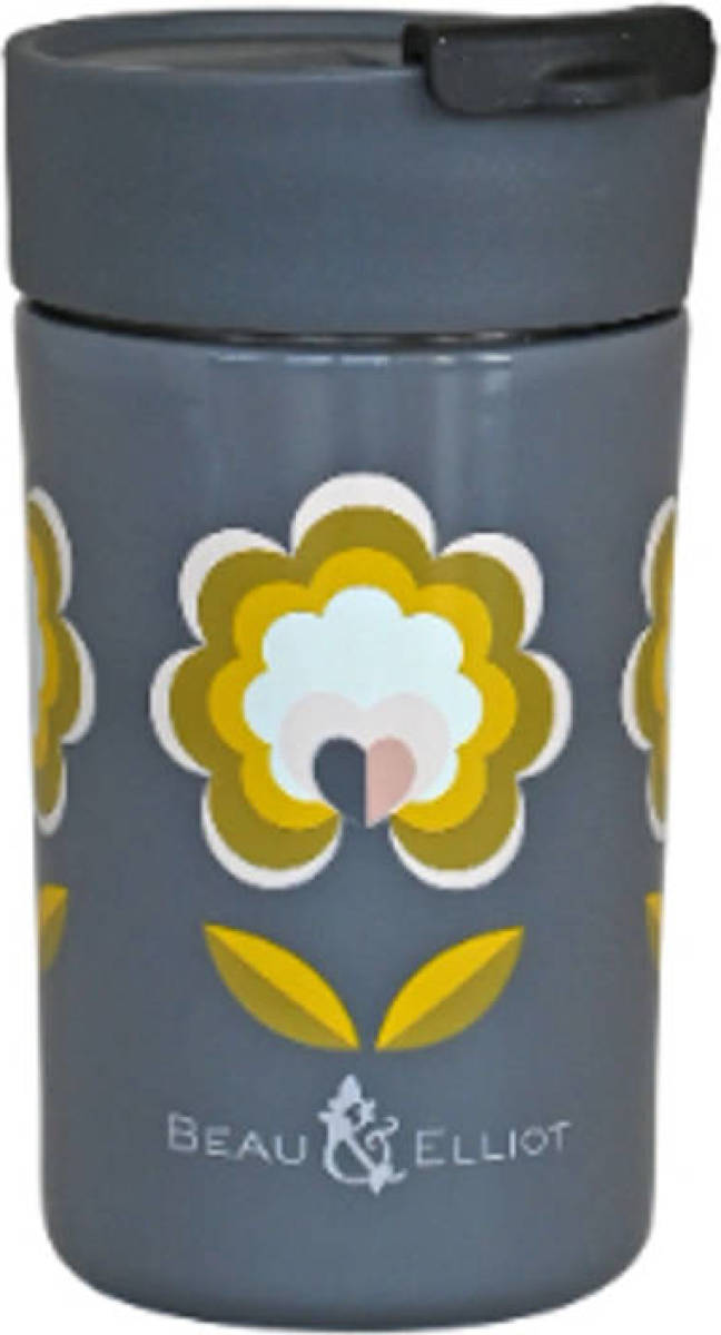 Beau & Elliot - Thermosbeker, 0.3 L, RVS, Retro Bloemen - Beau & Elliot Boho Lunch & Hydration