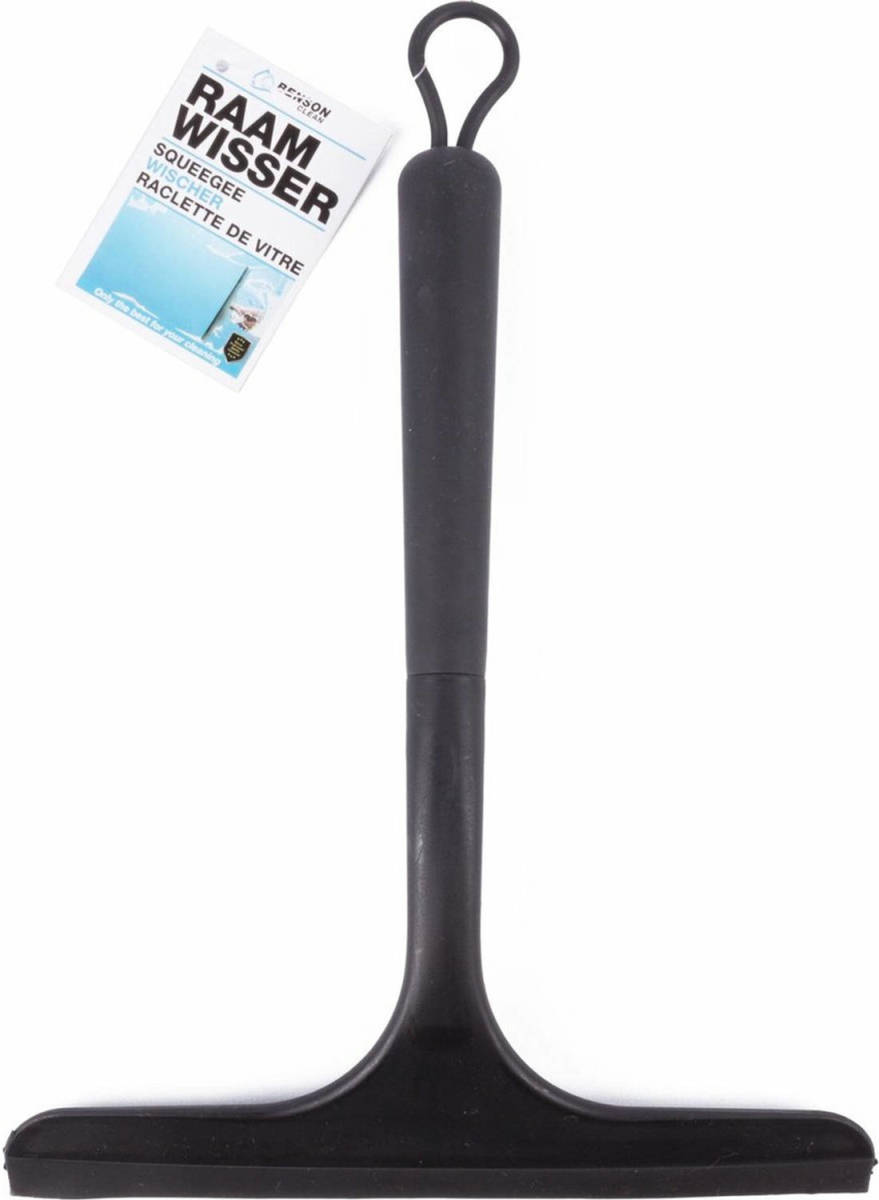 Benson Raamwisser - kunststof - zwart - met ophang lus - 28 cm - Raamwissers