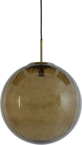 Light & Living - Hanglamp Magdala - 48x48x48 - Bruin