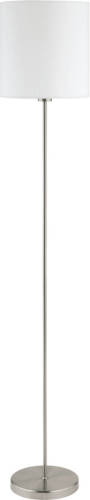 Eglo Pasteri Vloerlamp - E27 - 157,5 cm - Grijs/Wit