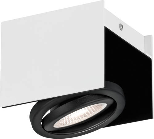 Eglo  Vidago - LED Plafondlamp - 1-lichts - wit/zwart