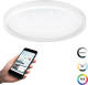 Eglo  connect.z Montemorelos-Z Smart Plafondlamp - Ø 57 cm - Wit - Instelbaar RGB & wit licht - Dimbaar - Zigbee