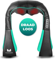 Massagerr ® Shiatsu Massagekussen - Draadloos - Nekmassage Apparaat - Infrarood - Massage Apparaat