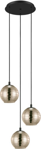 Eglo Lemorieta Hanglamp - E27 - Ø 44 cm - Zwart/Goud