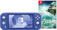 Nintendo Switch Lite Blauw + Zelda: Tears of the Kingdom