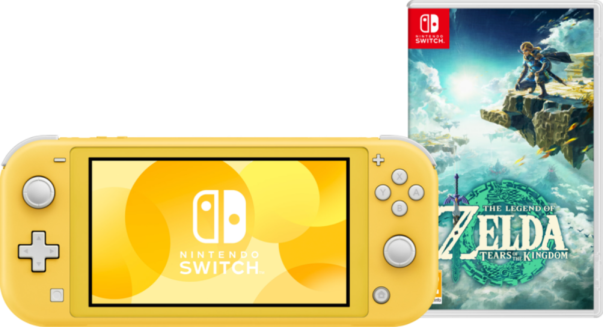 Nintendo Switch Lite Geel + Zelda: Tears of the Kingdom