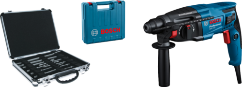Bosch GBH 2-21 + 11-delige SDS-plus boren- en beitelset