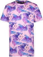 Cars T-shirt Esteva met all over print roze/paars