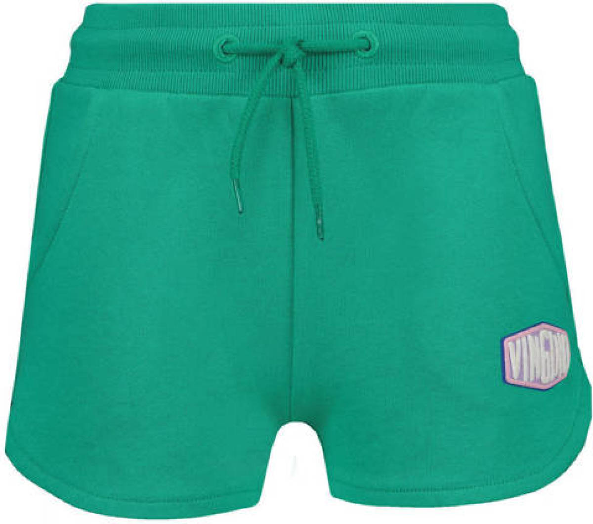 Vingino casual short met logo groen