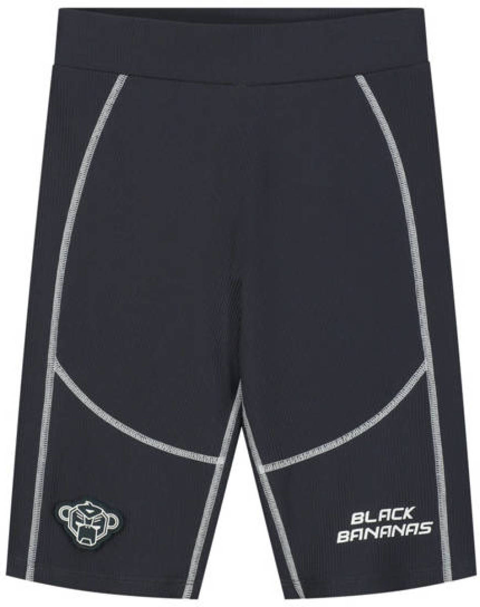 BLACK BANANAS slim fit casual short blauw