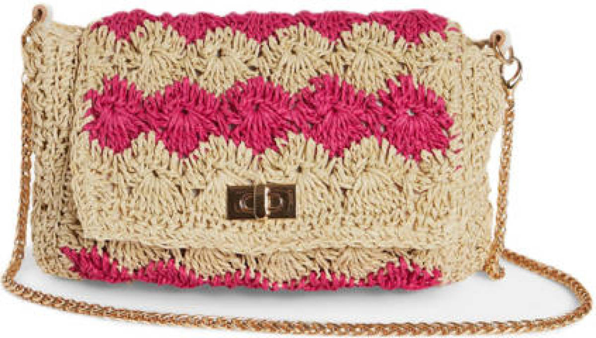 VILA crossbody tas VITYBIE naturel/fuchsia