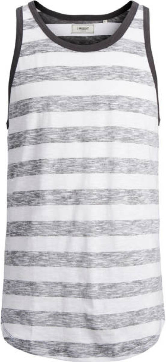 PRODUKT gestreept regular fit T-shirt PKTGMS asphalt