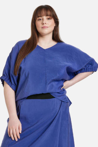 Samoon top blauw