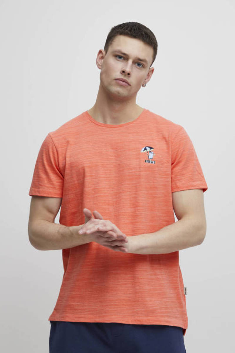 Blend gemêleerd T-shirt coral quartz