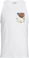 PRODUKT regular fit T-shirt PKTGMS met printopdruk wit