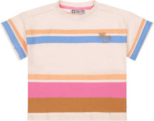 Tumble 'n Dry Mid gestreept T-shirt Sorbet offwhite/multicolor