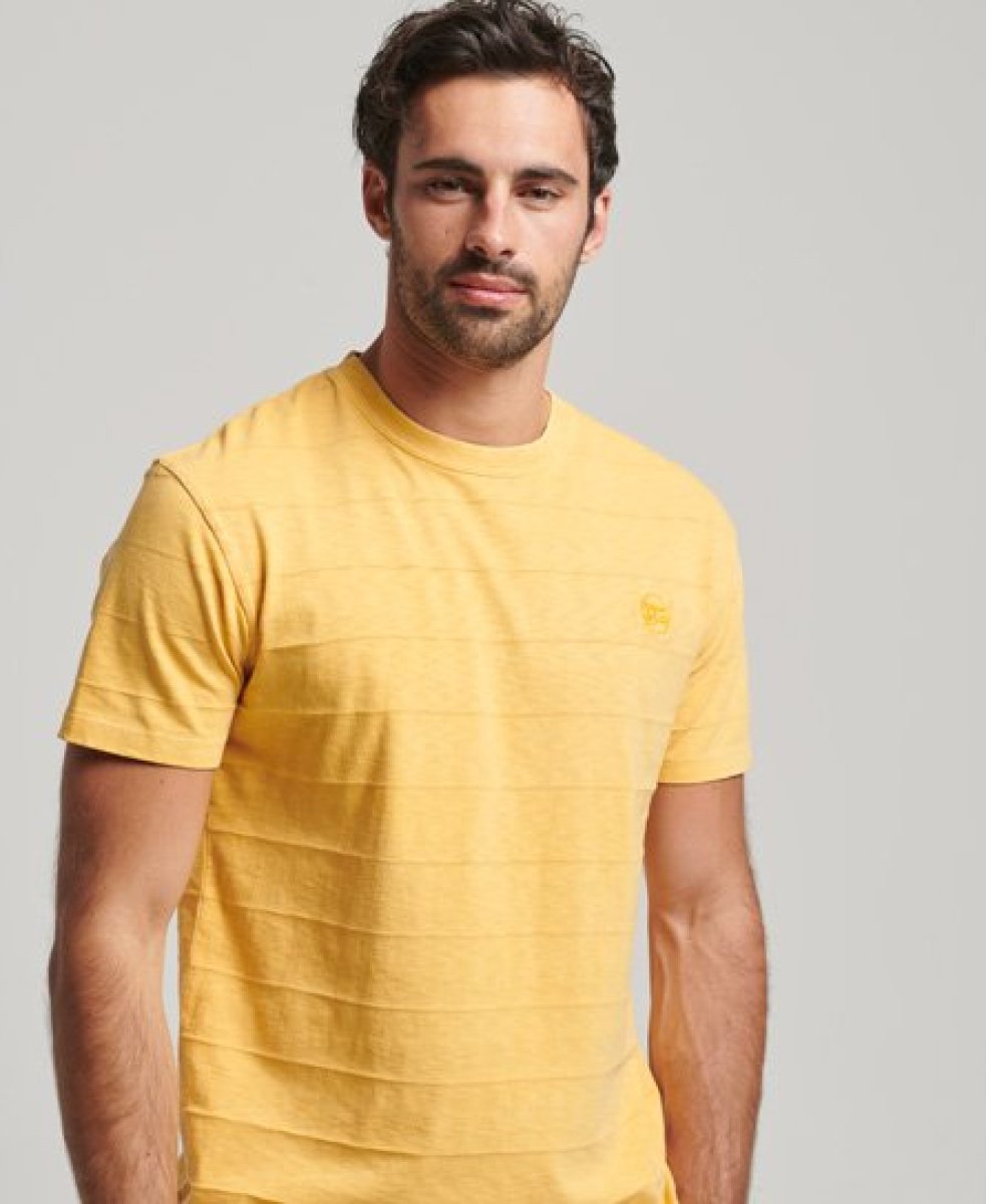 Superdry regular fit T-shirt golden yellow