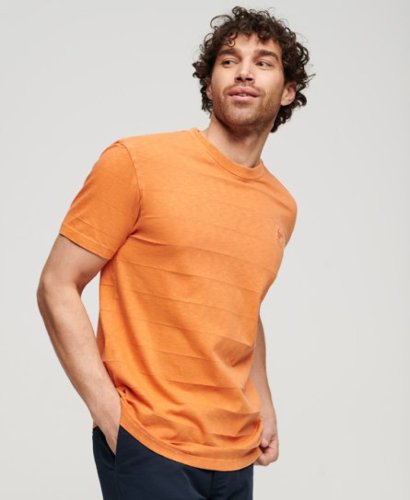 Superdry regular fit T-shirt sun baked orange