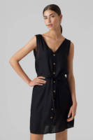 VERO MODA jurk VMBUMPY met ceintuur zwart