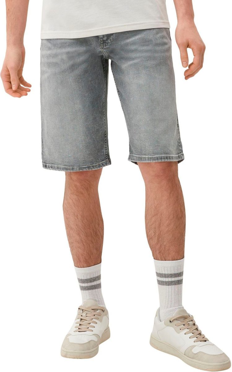 Q/S by s.Oliver regular fit short grijs