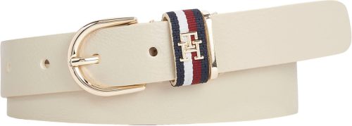 Tommy hilfiger leren riem Timeless ecru