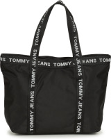 Tommy Jeans shopper Essential Tote met logotaping zwart