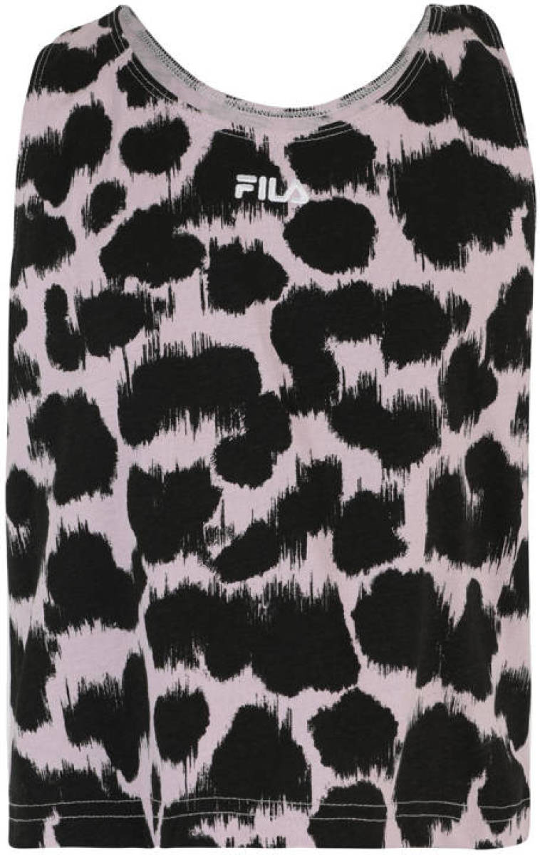 Fila top Bad Salzuflen zwart/lichtroze