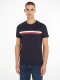 Tommy hilfiger T-shirt MONOTYPE CHEST STRIPE met logo desert sky