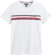 Tommy hilfiger T-shirt MONOTYPE CHEST STRIPE met logo wit