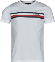 Tommy hilfiger T-shirt MONOTYPE CHEST STRIPE met logo wit
