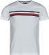 Tommy hilfiger T-shirt MONOTYPE CHEST STRIPE met logo wit