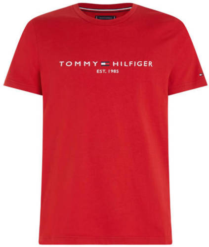 Tommy hilfiger T-shirt met logo arizona red