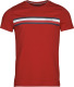 Tommy hilfiger T-shirt MONOTYPE CHEST STRIPE met logo arizona red