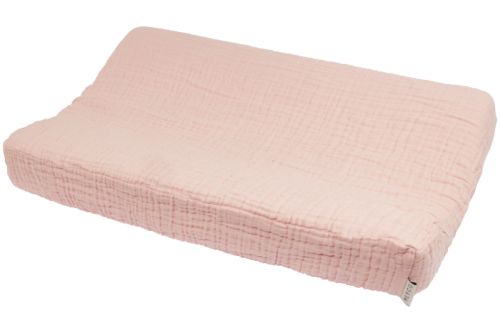 Meyco hydrofiele aankleedkussenhoes soft pink