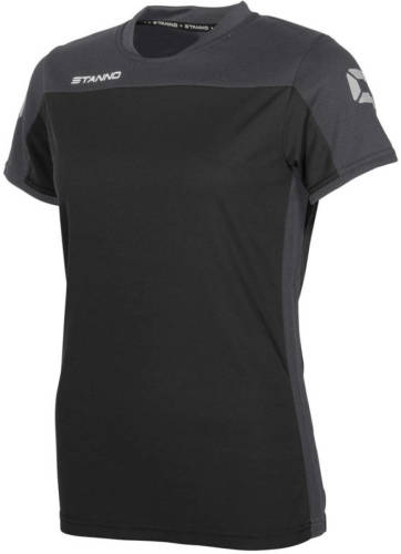 Stanno sport T-shirt zwart/grijs