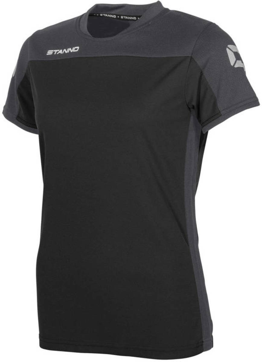 Stanno sport T-shirt zwart/grijs